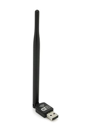 Беспроводной сетевой адаптер с антенной wi-fi-usb lv-uw11rk-5db mtk7601, 150mbps, 2.4 ghz,
