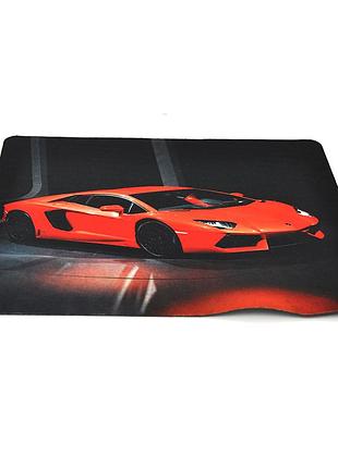 Коврик 240*200 тканевой lamborghini, толщина 2 мм, пакет