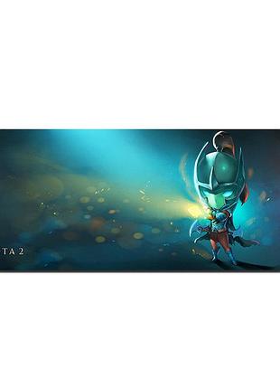 Коврик 300*700 тканевой dota2, толщина 2 мм, цвет blue, oem