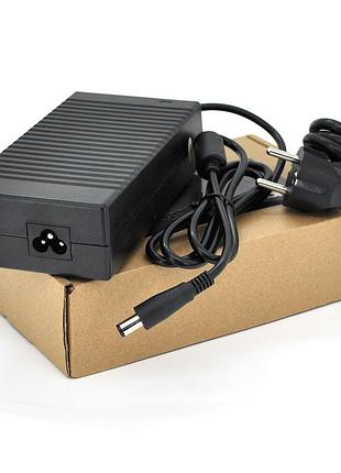 Блок питания merlion для ноутбука dell 19.5v 9.5a (185 вт) штекер 7.4*5.0 мм, длина 0,9м + кабель питания