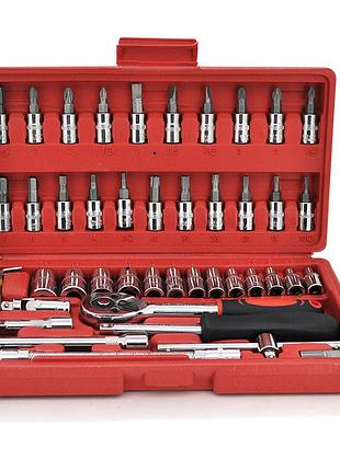 Профессиональный набор инструментов в пластиковом кейсе ( 46 предметов )