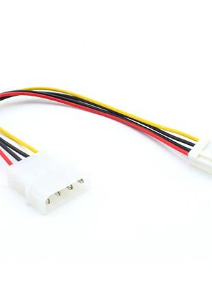 Переходник питания molex=>4pin, 0.2m, пакет