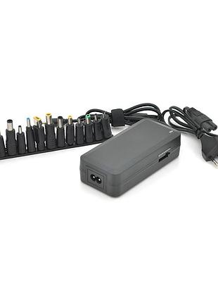 Универсальный бп 120w, корпус - пластмасса, ручная регулировка, 8 разъемов, 1-usb выход 5v 2.4a, box