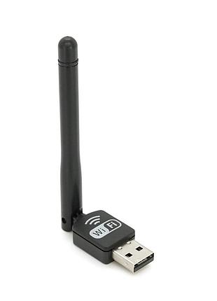 Беспроводной сетевой адаптер с антенной 10см wi-fi-usb lv-uw11 -2db 7601, 802.11bgn, 150mb, 2.4 ghz,