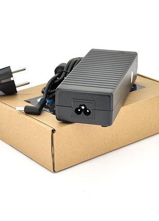 Блок живлення merlion для ноутбука hp 18.5 v 6.15 a (114 вт) штекер 4.5*3.0 мм, довжина 0,9 м + кабель живлення