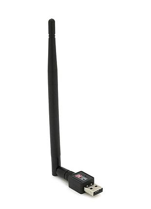 Беспроводной сетевой адаптер с антенной 5dbi wi-fi-usb merlion lv-uw05, rt7601, 802.11bgn, 300mb, 2.4 ghz,
