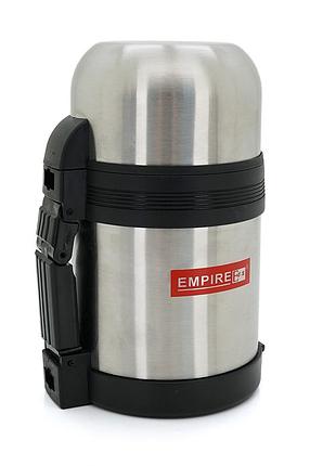 Термос неіржавкий круглий для води та їжі, об'єм 800 мл, box