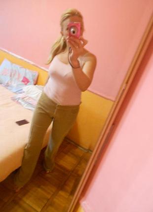 Штаны вельветовые светло-коричневые