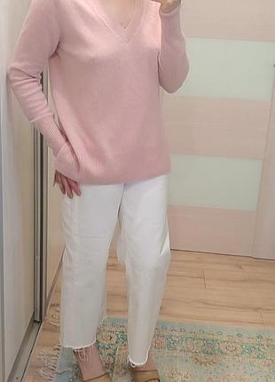Кашеміровий рожевий джемпер  f&f 5