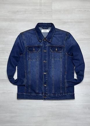 Topman джинсовая мужская классическая синяя куртка оригинал