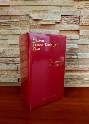 Maison francis kurkdjian baccarat rouge 540 extrait de parfum 70 ml. баккарат руж 540 екстракт де парфуми 70 мл