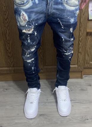 Джинси підліткові, чоловічі drip jeans 3