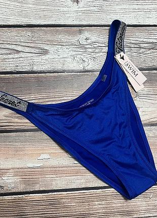 Плавки низ від купальника бразильана зі стразами victoria’s secret оригінал