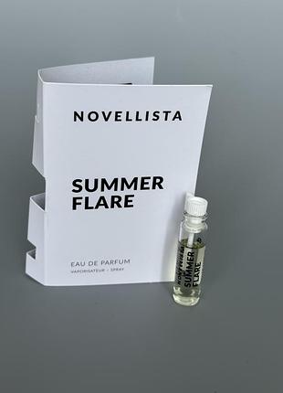 Novelista	summer flare 1.2 мо пробник аромат парфум