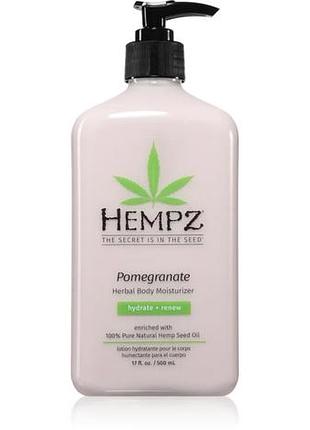 Hempz pomegranate увлажняющее молочко для тела 500 мл