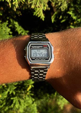 Чоловічий новий годинник casio retro montana сірого кольору / чоловічий годинник casio