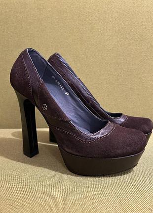 Туфли женские gobaline 38 классические коричневые