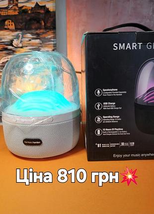 Колонка портативна smart glass 3 колонка має потужнісьть 5 ват
та 5 видів підсвітки💥

має досить потужний та басистий звук🔊