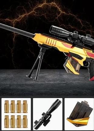 Іграшкова міні снайперська гвинтівка barrett з оптичним прицілом 78 см