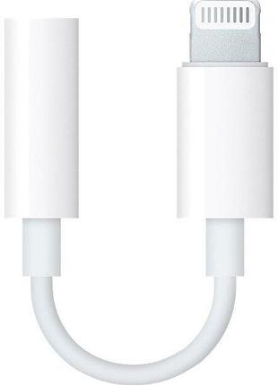 Переходник аудио apple lightning - 3.5mm white