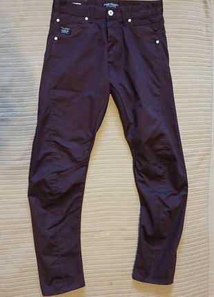 Щільні стильні джинси баклажанного кольору jack &amp; jones core workwear anti-fit данія 31/32 р.