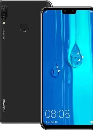 Смартфон huawei y9 2019 4/128 gb midnight black 2 sim ips 6.5" gps 4000 mah 5