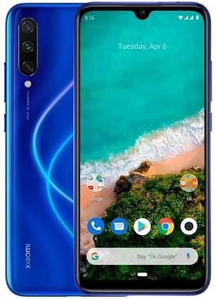 Xiaomi mi a3 4/64gb blue 2 sim 6.08" amoled snapdragon 665 4030 маг fingerprint