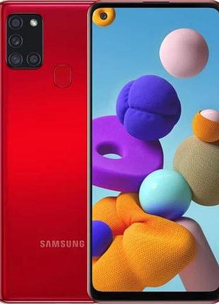 Смартфон samsung galaxy a21s 3/32gb red (sm-a217f) 2 sim nfc 6.5" 48 мп 5000 mah