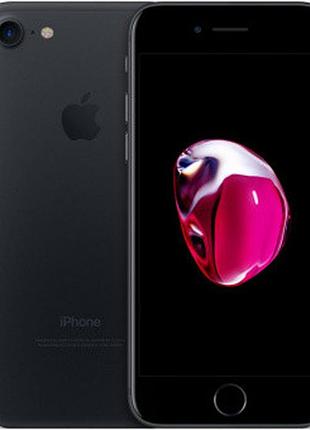 Смартфон iphone 7 32gb black neverlock 4.7 4x2.37 ггц, 2 гб, ips,камера 12 мп, 3g, 4g оригинал