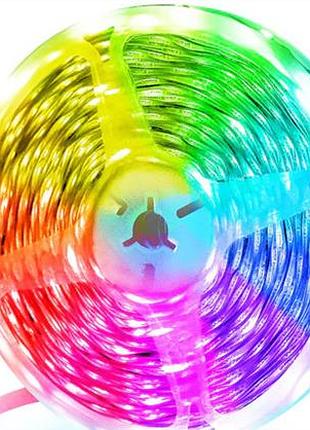 Светодиодная лента гирлянда 5 метров usb с пультом