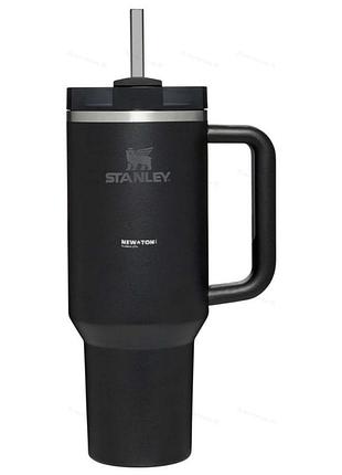 Термокружка stanley quencher h2.0 1200 мл black нержавіюча сталь вакуумна