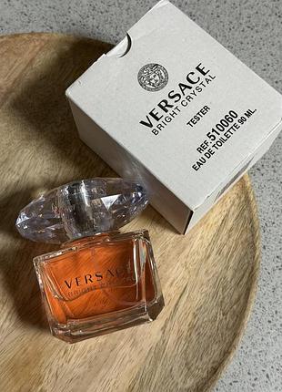 Женский тестер versace bright crystal 90ml версаче брайт кристалл