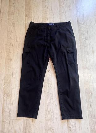 Бавовняні штани брюки карго з кишенями lee cooper