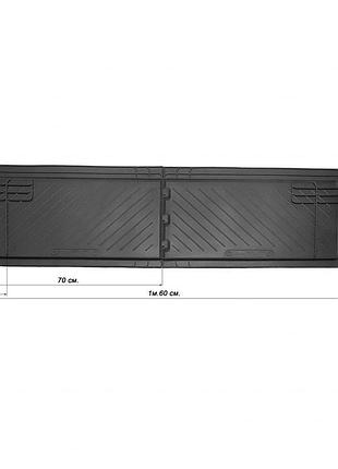 Задние коврики (2 шт, stingray) premium - без запаха резины для volkswagen t5 caravelle 2004-2010 гг