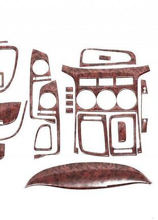 Накладки на панель (big set) дерево для hyundai h300, h1, starex 2008-2020 рр
