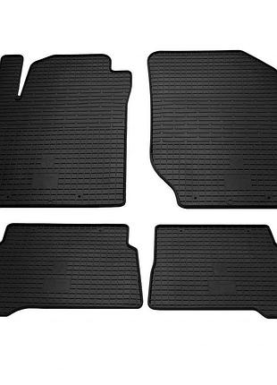 Резиновые коврики (4 шт, stingray premium) для nissan almera b10 classic 2006-2012 гг