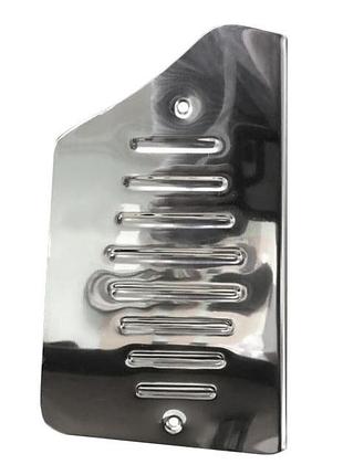 Накладка под ногу (нерж) для nissan qashqai 2007-2010 гг
