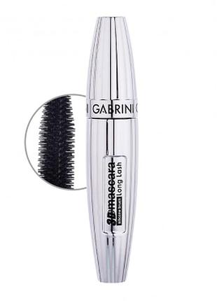 Удлиняющая тушь для ресниц gabrini 3d mascara, 12 мл