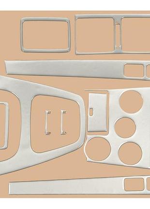 Накладки на панель (в асортименті) алюміній для hyundai tucson jm 2004- рр