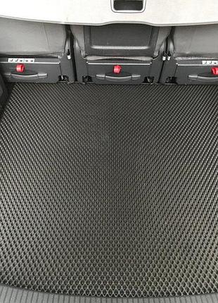 Килимок багажника (eva, 5 місць, чорний) для volkswagen touran 2010-2015 рр