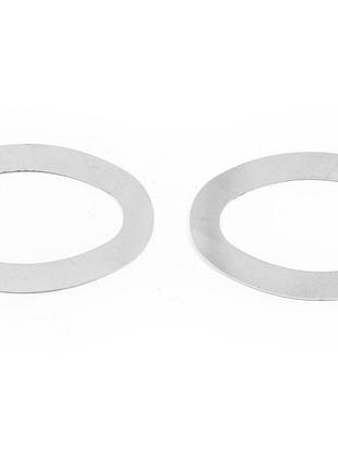 Обведення поворотника carmos (2 шт., нерж.) для peugeot partner 1996-2008 рр