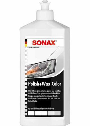 Sonax nanopro полироль с воском цветной белый 250 мл