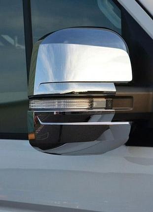 Накладки на дзеркала omsaline (4 частини, abs) для volkswagen crafter 2016- рр
