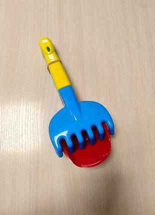 Іграшки для ігор з піском "лопатка + грабельки 015