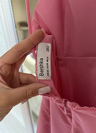 Сукня міні рожева bershka 7