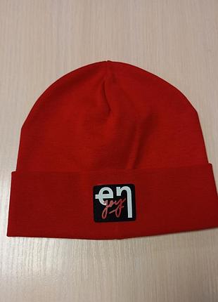 Шапка червона 42-44р. арт: as72