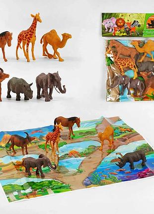 Набір диких тварин "tk group", 6 тварин, ігрове поле tk - 50911