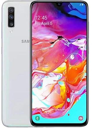 Смартфон samsung galaxy a70 (a705f) 128gb white 2 sim 6.7" nfc gps 4500 мач