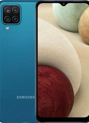 Смартфон samsung galaxy a12 3/32gb blue (sm-a127f), 2 sim 6.5" exynos 850 nfc 5000 мач