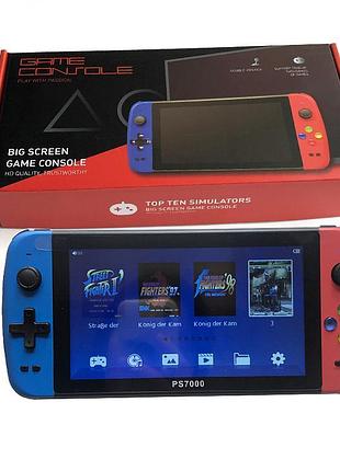 Ps7000 7-дюймовая портативная игровая консоль, 6000+ игр, 64 gb, ретро игровая приставка